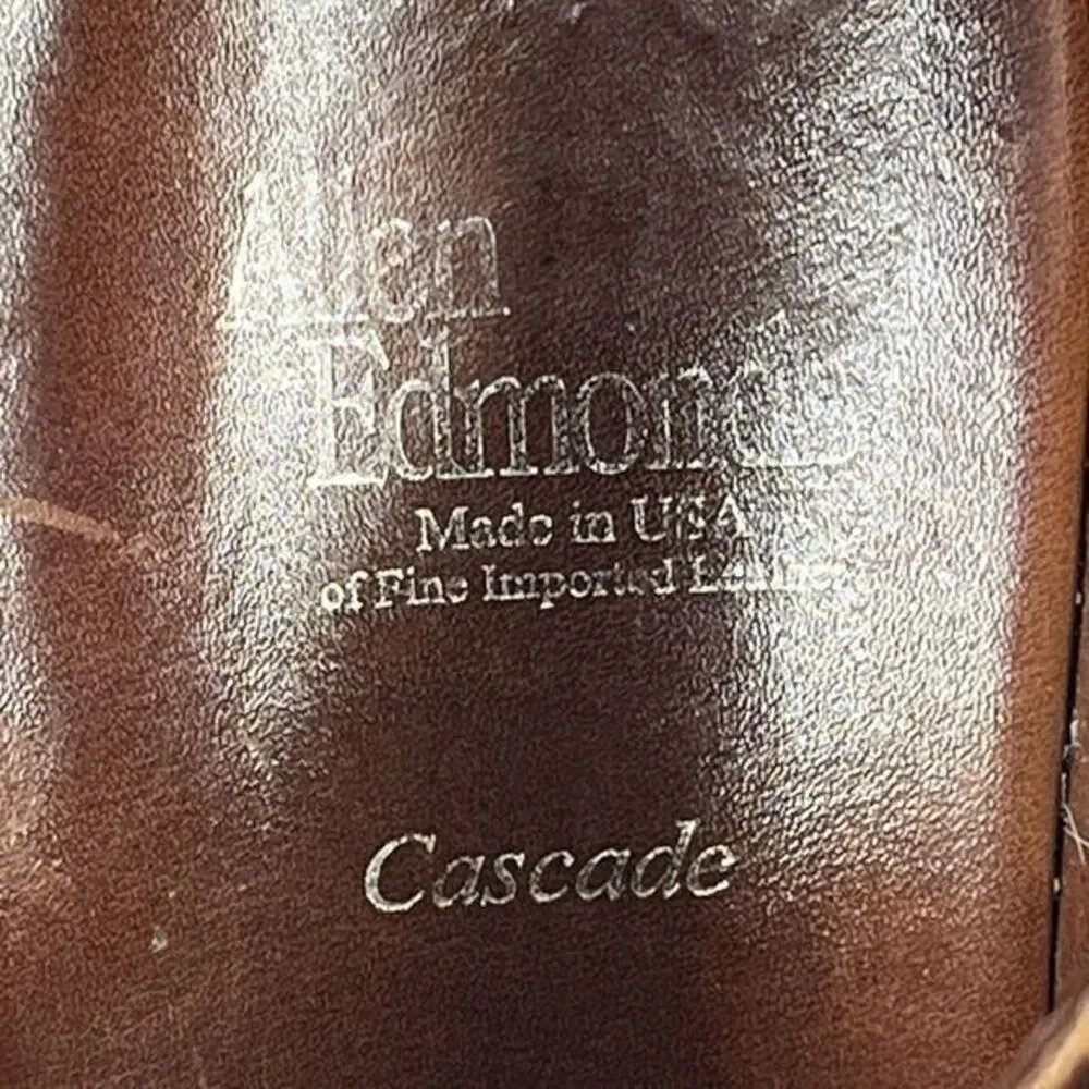 Allen Edmonds Cascade Chukka Boots‎ Men's 9.5B Brown Leather Vibram Moc Toe 6164